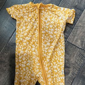 3-6 month golden poppies converted to short sleeve
